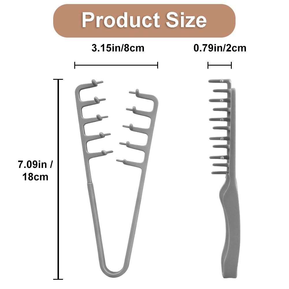 π2026 Upgrade Volumizing Comb, Wide-Tooth Styling for All Hair Lengths, Men & Women