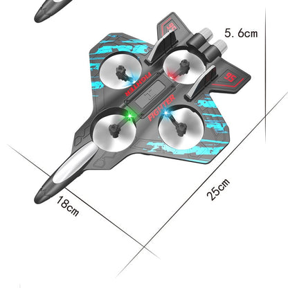Upgraded Fighter Drone: 360° Flips & Turbo Power ✈️