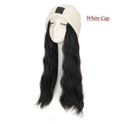 Women's Knitted Cap Wigs