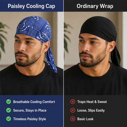 Paisley Cooling Headscarf Cap