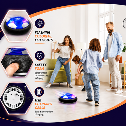 HoverGlow LED Air Soccer Ball