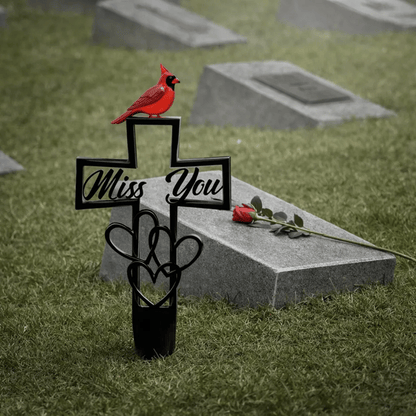 💖Metal Cemetery Memorial Plaque for Remembrance✝️