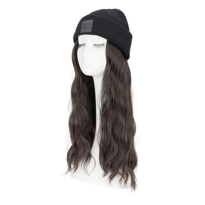 Women's Knitted Cap Wigs