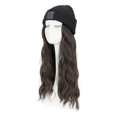 Women's Knitted Cap Wigs