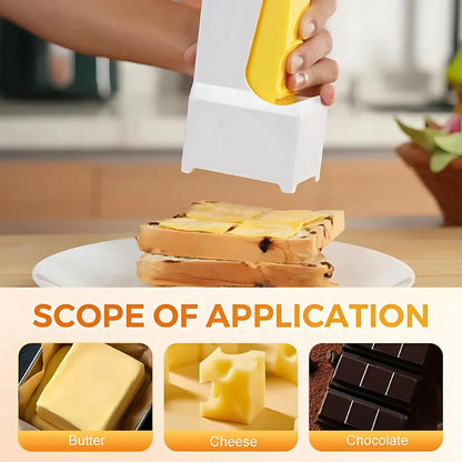 One-Click Butter Slicer🧈 Slice Even Butter Cubes Easily