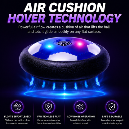 HoverGlow LED Air Soccer Ball