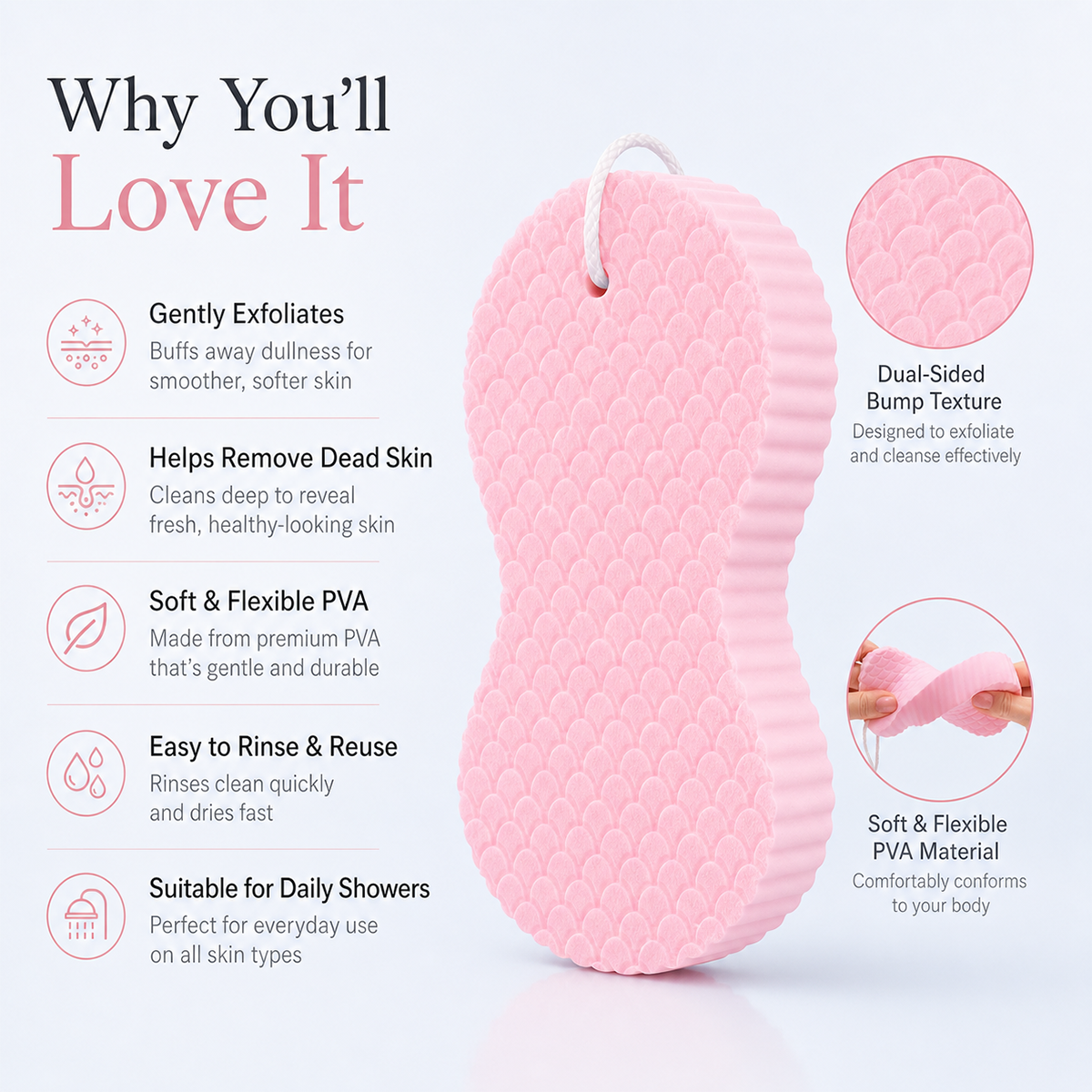 Magic Exfoliating Bath Spongeonge