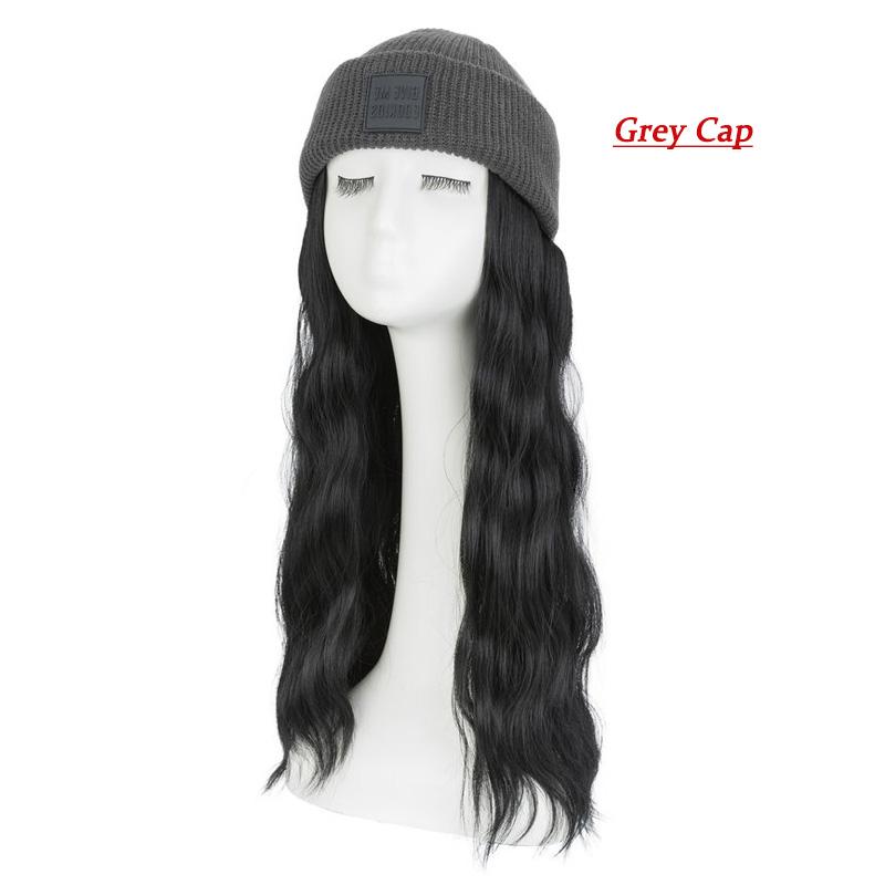 Women's Knitted Cap Wigs