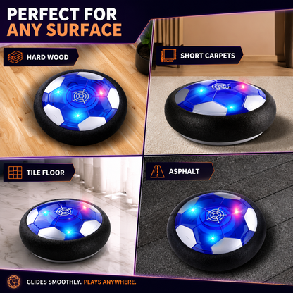 HoverGlow LED Air Soccer Ball