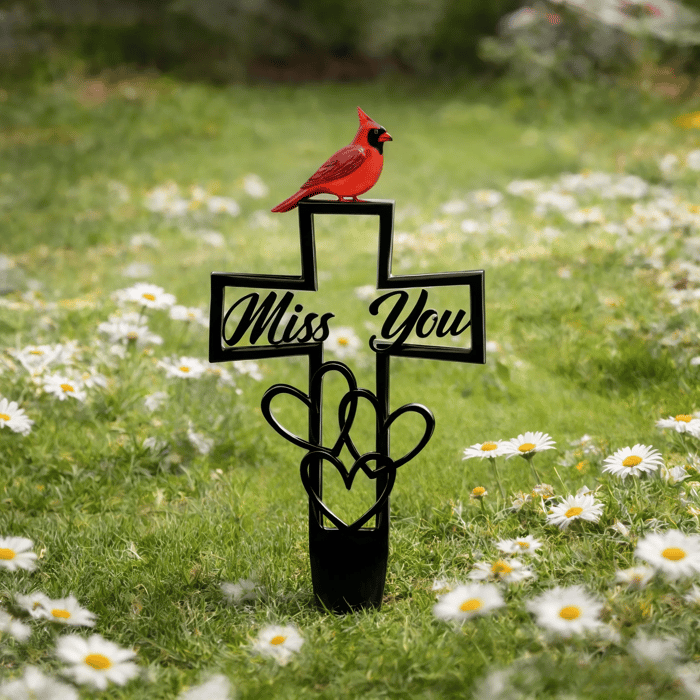 💖Metal Cemetery Memorial Plaque for Remembrance✝️