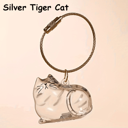 🐾Pet Hair Memorial Capsule Keychain