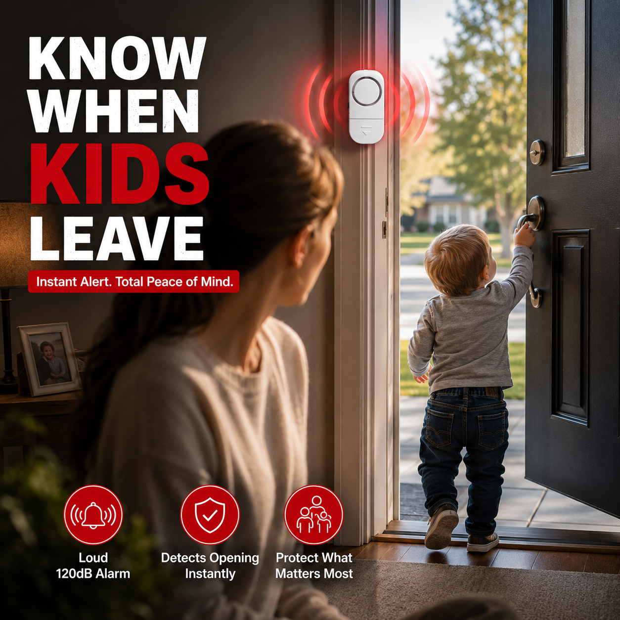 SafeSense Multi-Purpose Security Alarm