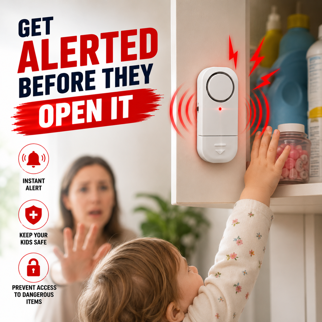 SafeSense Multi-Purpose Security Alarm