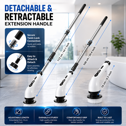 Power Glide Spin Brush For Effortless Cleaning