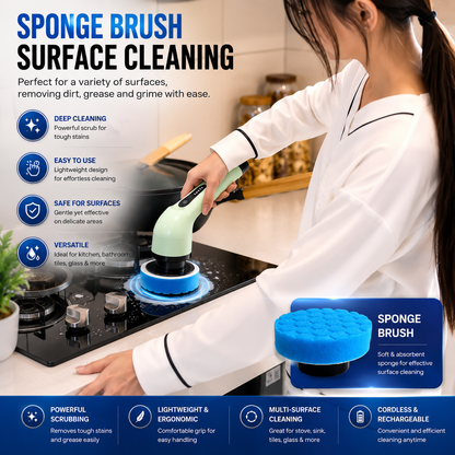 Power Glide Spin Brush For Effortless Cleaning