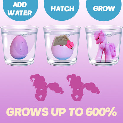 6-Pack Surprise Unicorn Eggs: Hatch & Grow Mystery Toy Set ✨