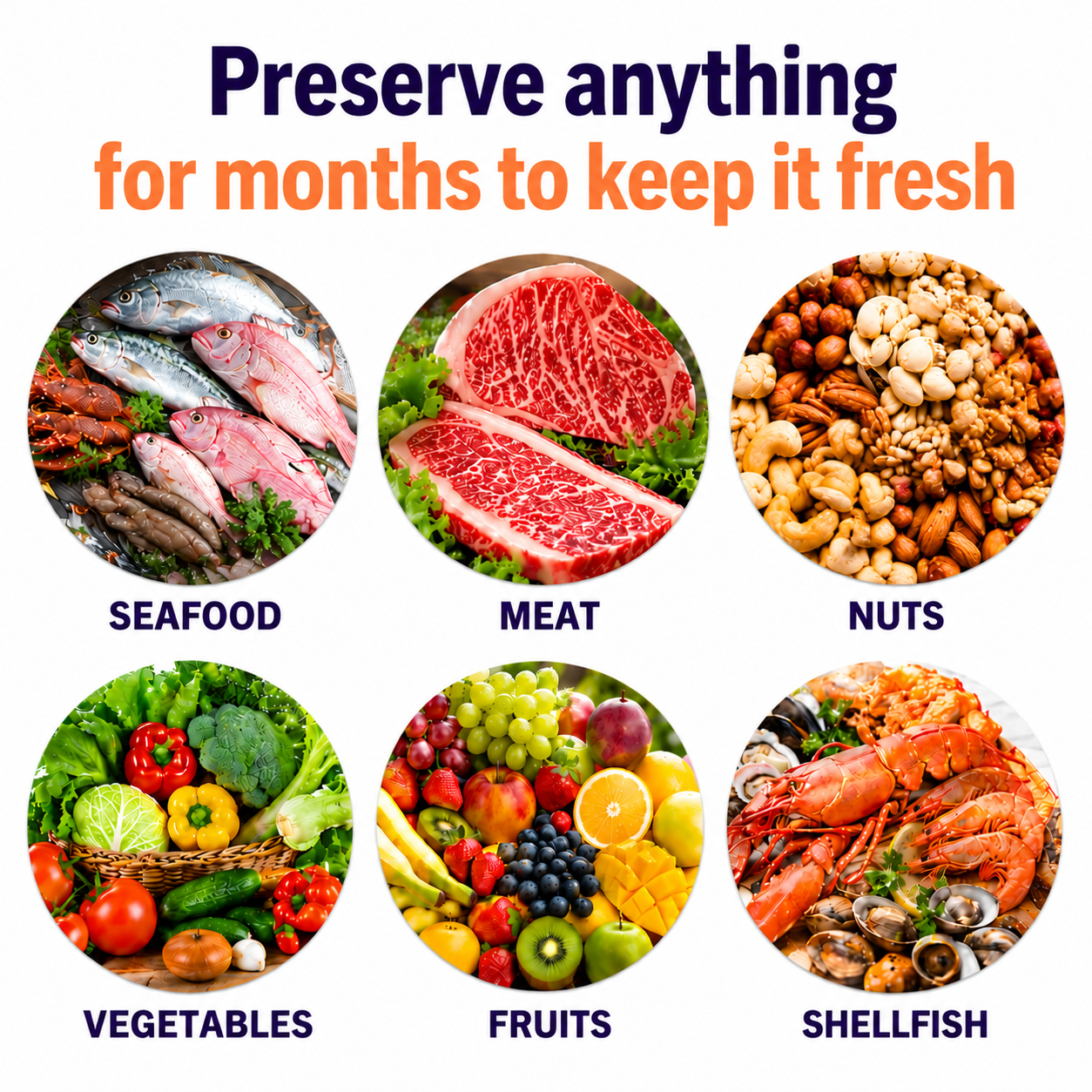 2-in-1 Food Vacuum Sealer – Keep Food Fresh for Months