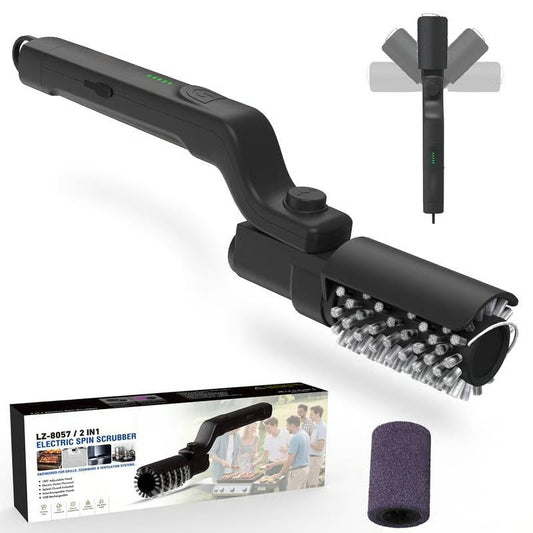⚡Electric BBQ Grill Brush : Motorized Power Scrubber for Effortless Cleaning