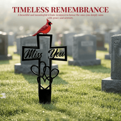 💖Metal Cemetery Memorial Plaque for Remembrance✝️