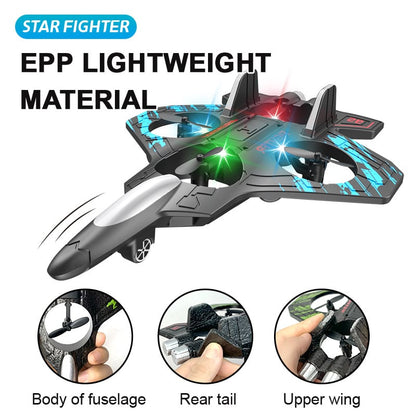 Upgraded Fighter Drone: 360° Flips & Turbo Power ✈️