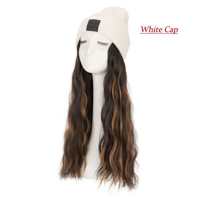 Women's Knitted Cap Wigs