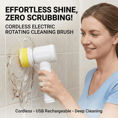 ✨ Electric Rotating Cleaning Brush