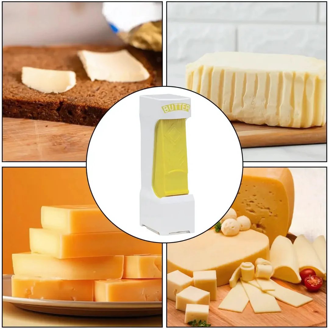 One-Click Butter Slicer🧈 Slice Even Butter Cubes Easily